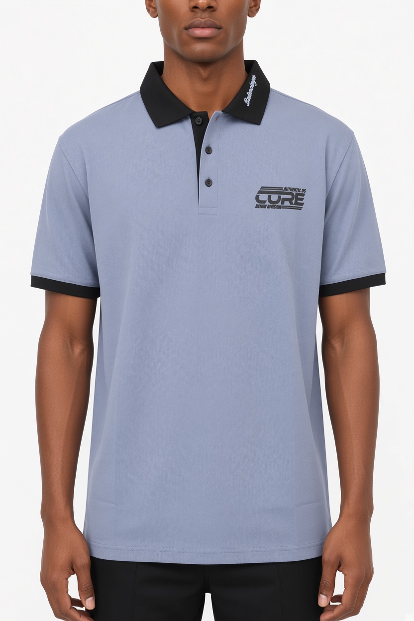 Core Division Contrast Collar Polo
