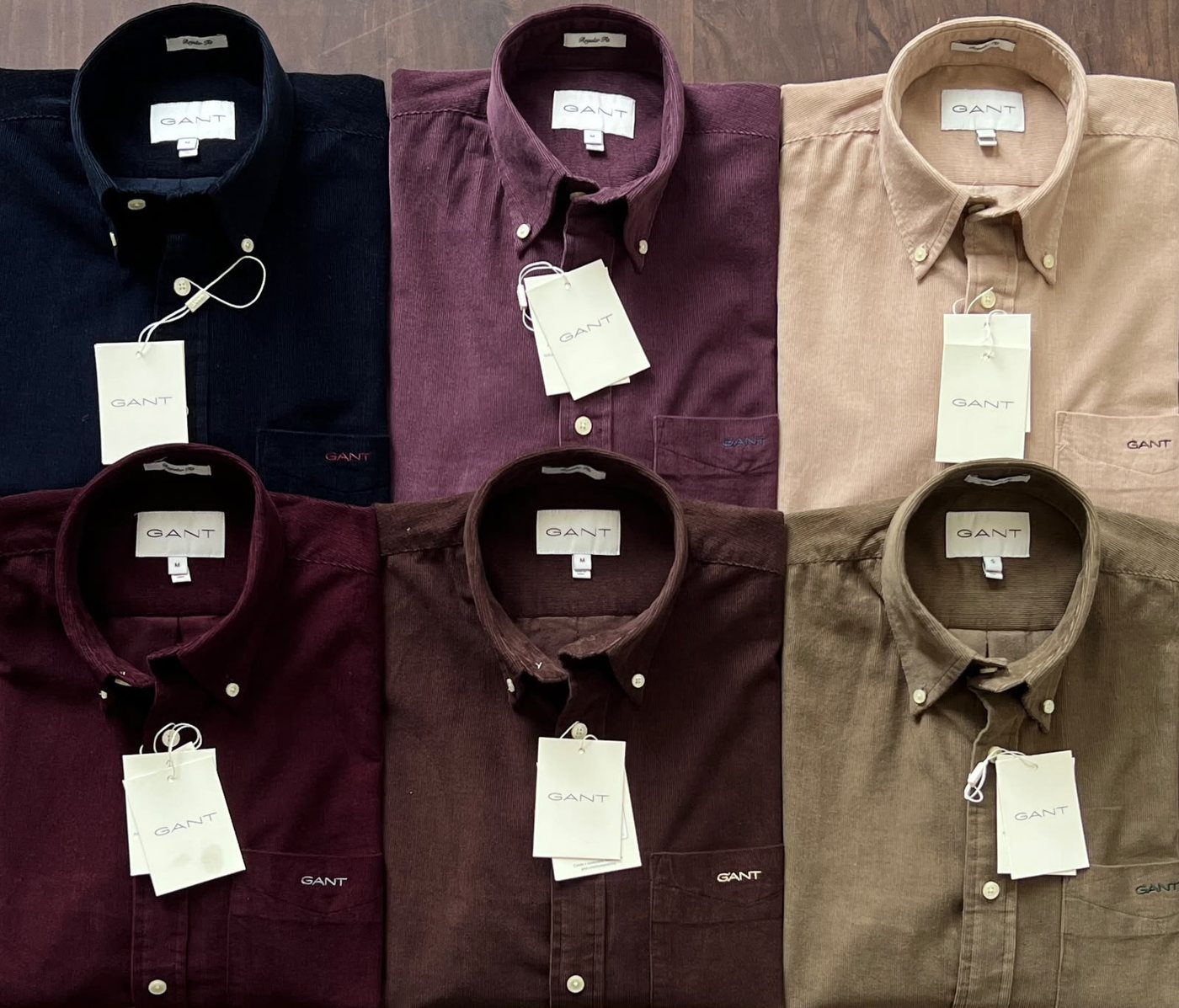 Fine Cord Button-Down Shirt