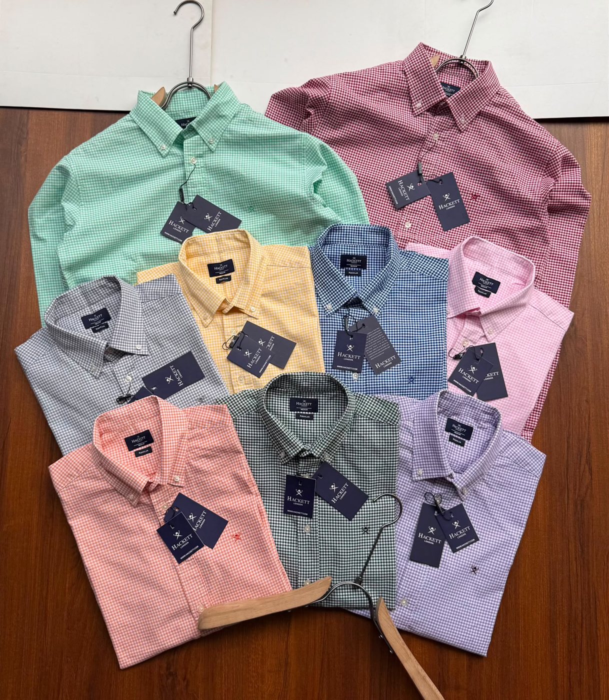 Oxford Gingham Button-Down Shirt
