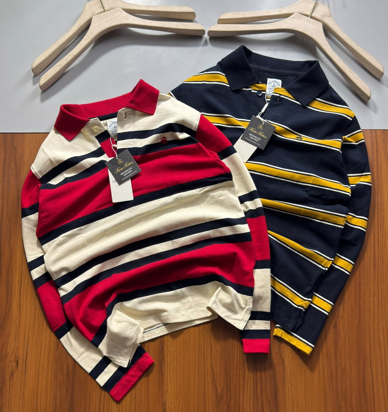 Rugby Stripe Knit Polo